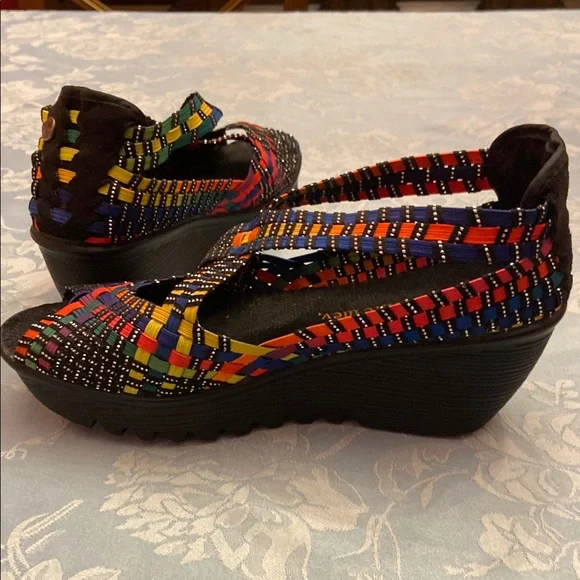 Bernie Mev Colorful Strappy Women's Sandals Size 40. 9/9.5 women’s - Picture 6 of 15